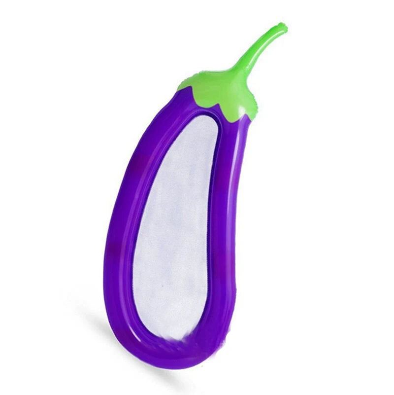 270cm Giant Swimming Pool Floating Inflatable Eggplant Mattress Swimming Circle Island Cool Water Party Toy Boia Piscina