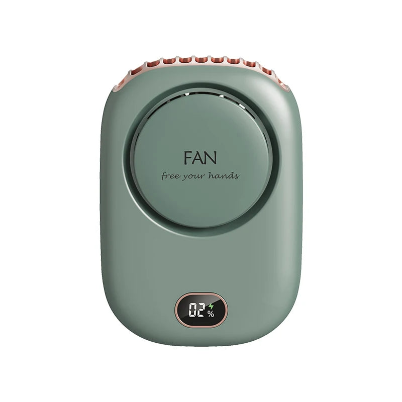 VGR New Mini Portable Fan Rechargeable Ventilador Bladeless Turbo Ultra Quiet Student Hand Held Fan for Outdoor Sports Travel