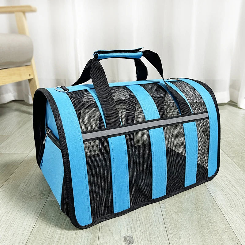 Dog Soft-sided Travel Carrier Portable Pet Dog Cat Airline Bags Travelling Carrying Bag Puppy Kitten Single Shoulder Bag