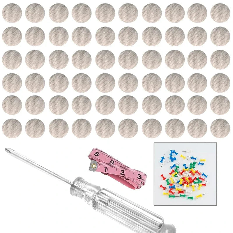 60PCS Headliner Repair Kit Auto Roof Repair Snap Rivets and Installation Tool for Fixing Car Interior Ceiling Sagging Headliner