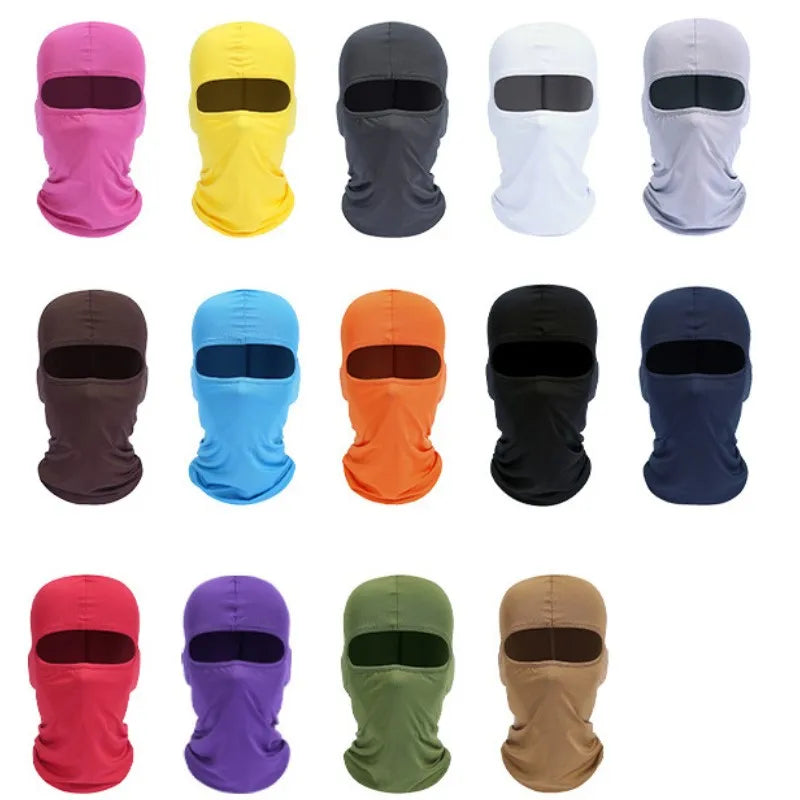 Print Your Logo Men'S Cycling Full Face Mask Hood Quick Dry Breathable Balaclava Caps Women Tactical Army Motorcycle Neck Gaiter