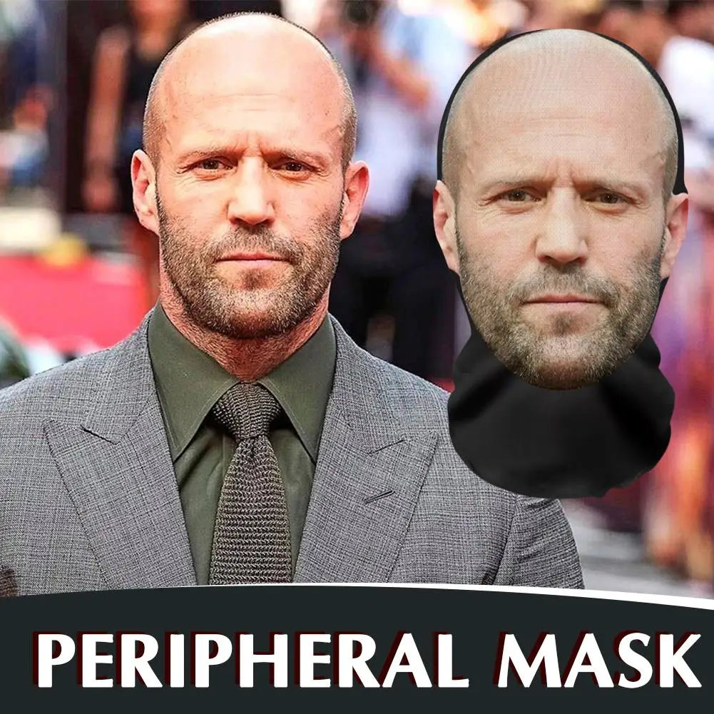 3D Printed Mask Elastic Mesh Full Face Mask For Men Women Cosplay Headwear Novelty Supplies Party Cosplay Props