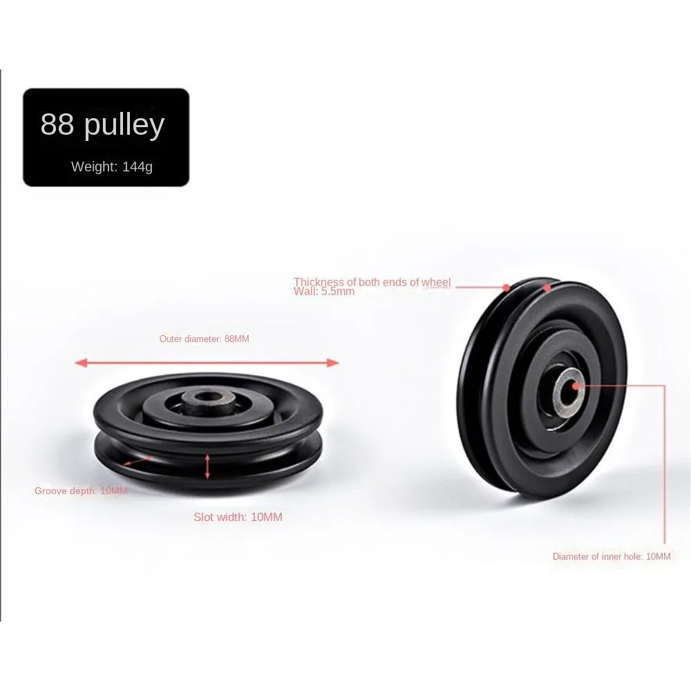 Nylon Bearing Pulley Wheel for Gym Fitness Equipment Cable Machine Part