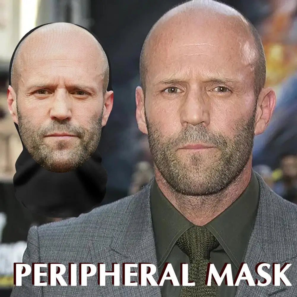 3D Printed Mask Elastic Mesh Full Face Mask For Men Women Cosplay Headwear Novelty Supplies Party Cosplay Props