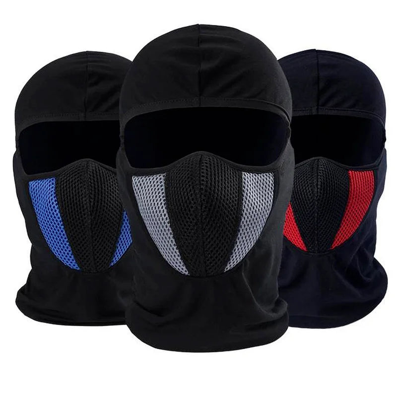 Breathable Motorcycle Balaclava Full Face Mask Cycling Sports Dustproof Windproof Scarf Headgear for Men Women Neck Face Tubes