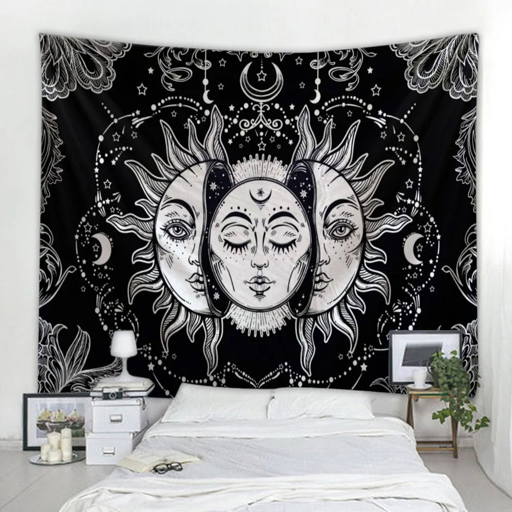 Customized Tapestry Wall Boho Mandala Tapestries Witchcraft Tapestrys Print Your Photo Hippie Walls Hanging Blanket Tapestry