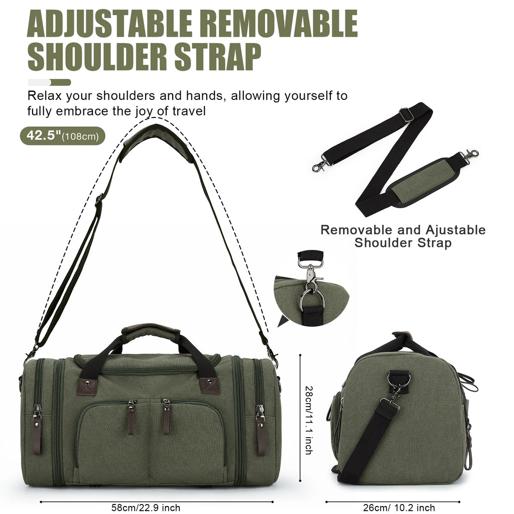Bag for Men High Capacity Training Fitness Sports Bag Waterproof Gym Bags Expandable Men Handbag Travel Overnight Weekend Bag