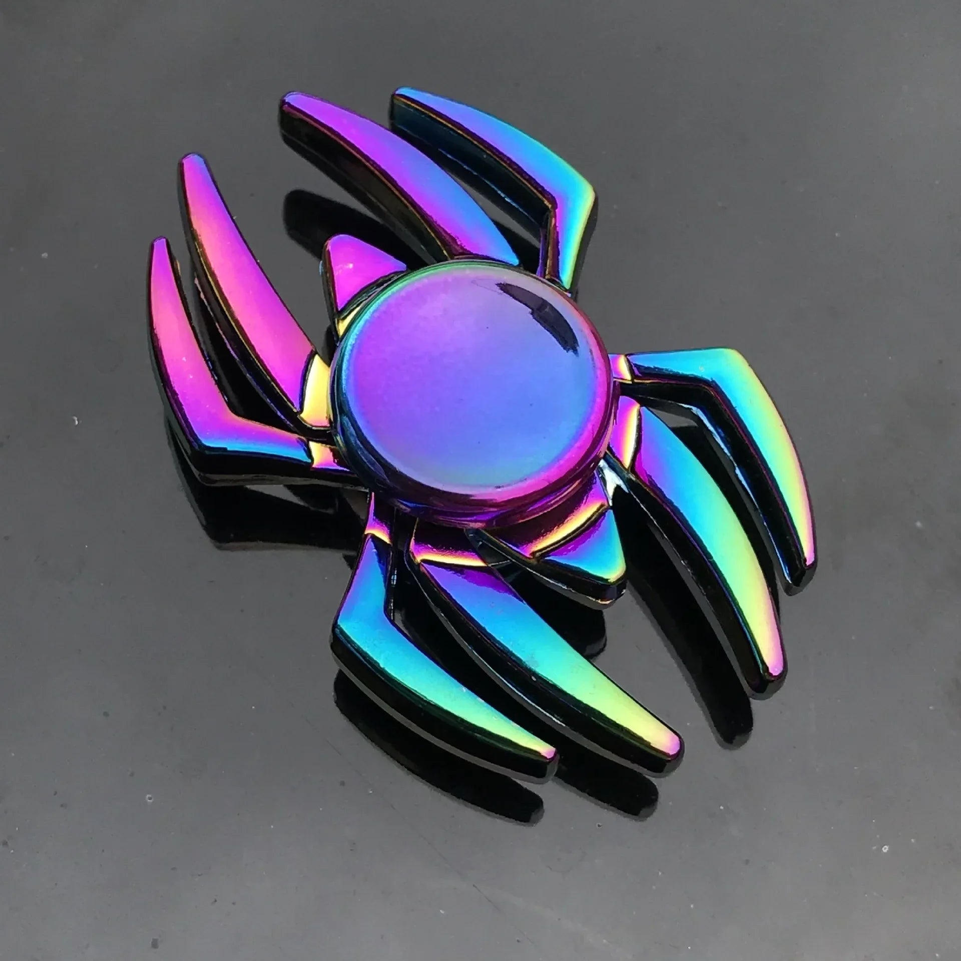 Creative EDC Fidget Spinner Metal Toy Rainbow Spiner R118 Hand Spinner Toys Adult Relieves Stress Children Raytheon Mushroom