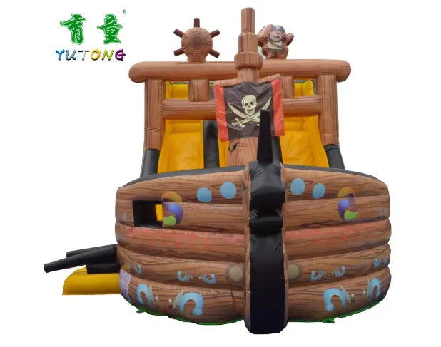 Pvc Bouncer Slide Pool Commercial Bounce House Inflatables Water Slide Fun City Bounce House With Slide and Obstacle Course