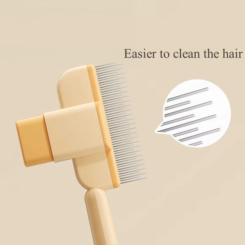 Cat Grooming Massage Brush Pet Comb Professional Open Knot Pet Hair Removal Brush Durable kitten comb Pet Accessories ﻿
