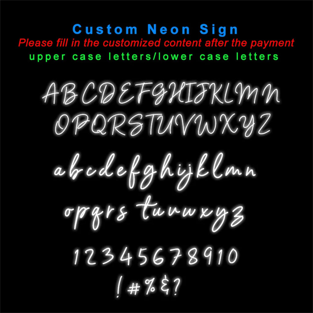 Custom Neon Led Sign Customized Kids Name USB Neon for Room Bedroom Wall Hanging Decor Birthday Party Personalised Neon Signs
