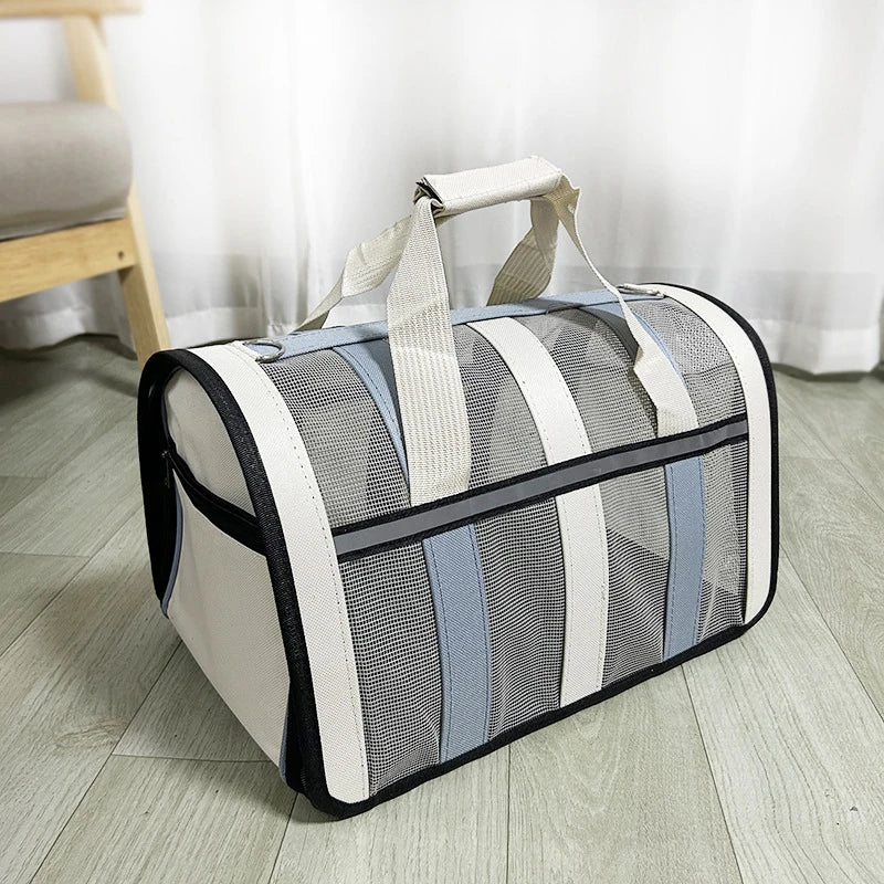 Dog Soft-sided Travel Carrier Portable Pet Dog Cat Airline Bags Travelling Carrying Bag Puppy Kitten Single Shoulder Bag