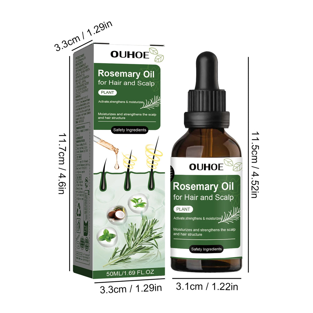 Rosemary Oil for Hair Growth 50ml Essential Oil Growing Hair Beauty Hair Care Prevents Hair Loss Promotes Healthy Hair Growth