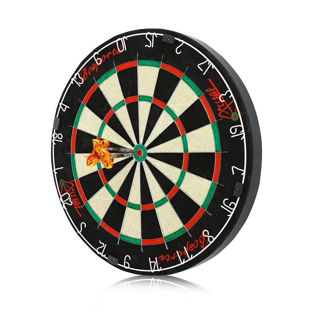 BCsports 18 Inch Super Resistant Kenya Sisal and China Mainland Sisal Darts Board Professional Competition Dartboard