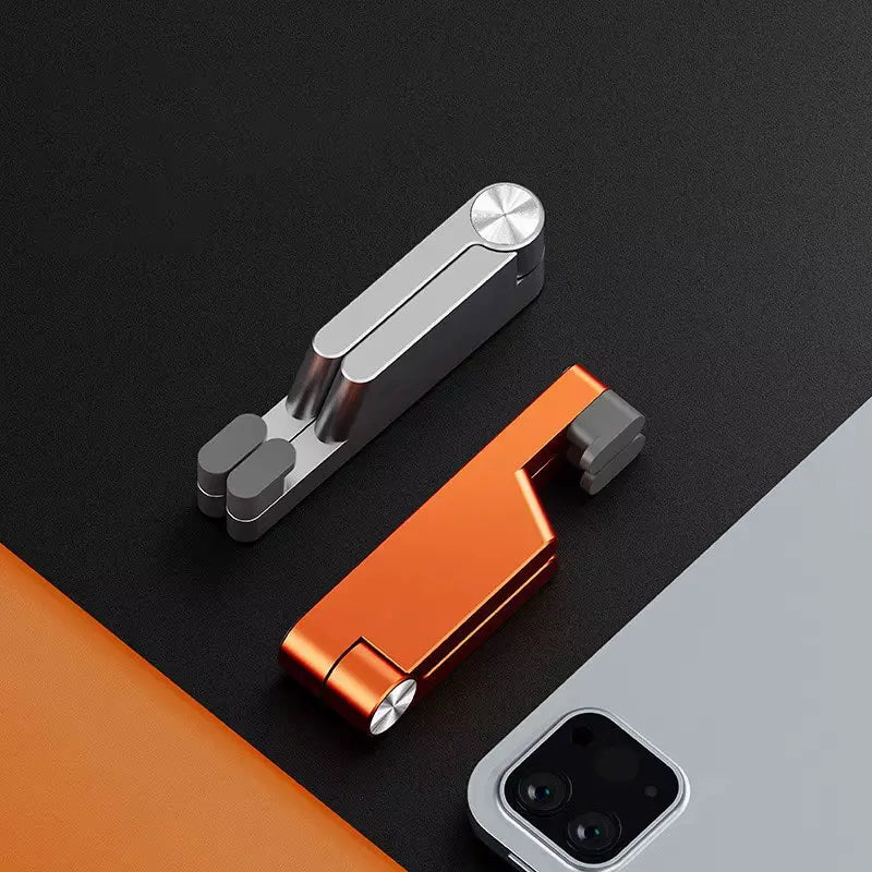 Portable V-shaped Foldable Phone Holder Desktop Lazy Metal Cell Tablet Stand For iPhone Samsung Xiaomi iPad Smartphone Bracket