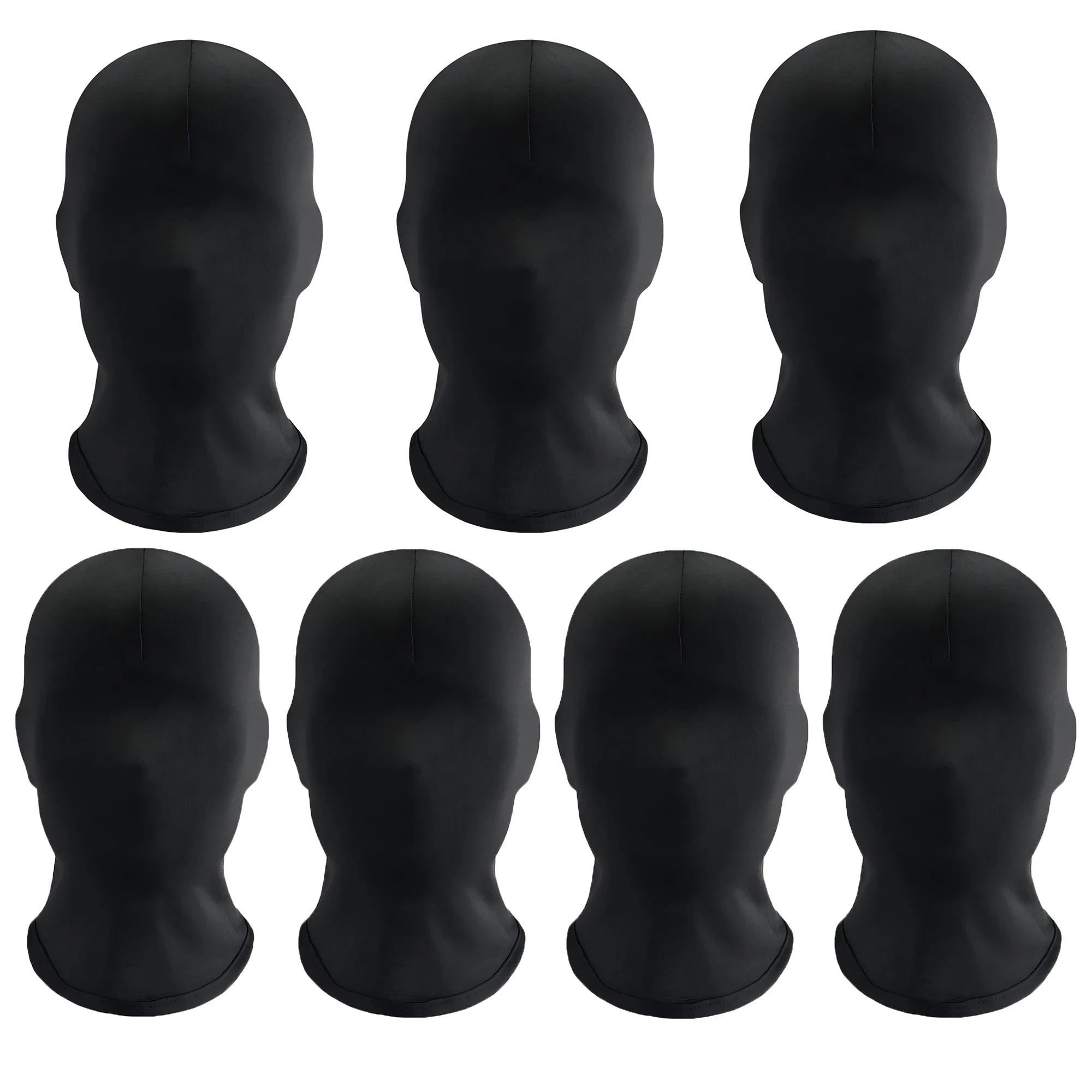 Non Hole Full Face Mask All-round Protection Wind-Protection Balaclava Hat Breathable High Elasticity Headgear for Men and Women