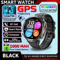 2026 New Outdoors Sports Smart Watch Screen 10ATM Waterproof 1000mAh Sports Blood oxygen BT call Men Fitness Smart Bracelets