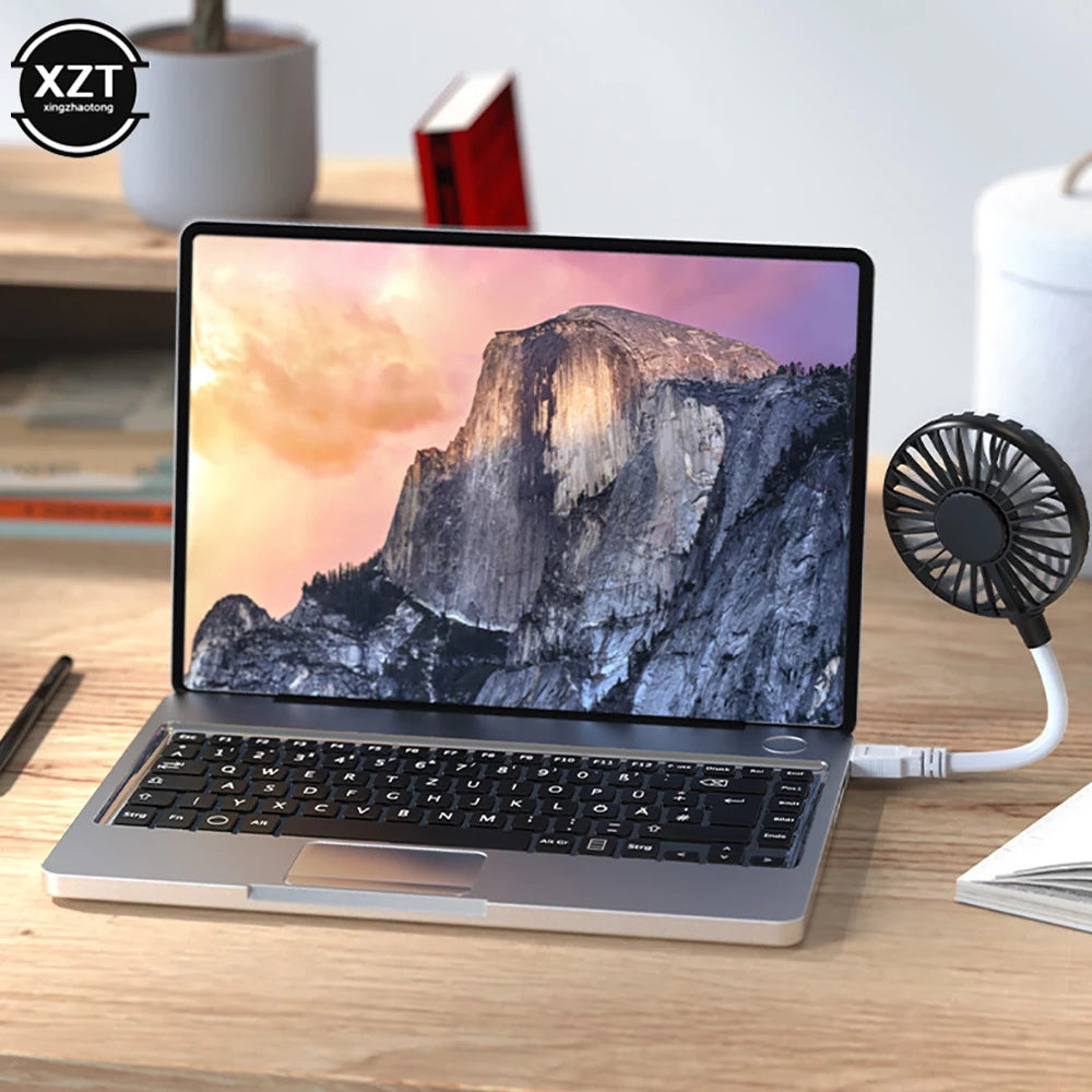Portable USB Fan Mini Air Cooler Fan Summer Camping Office Table Fan Ventilador USB Cooling Fan For Power Bank Notebook Computer