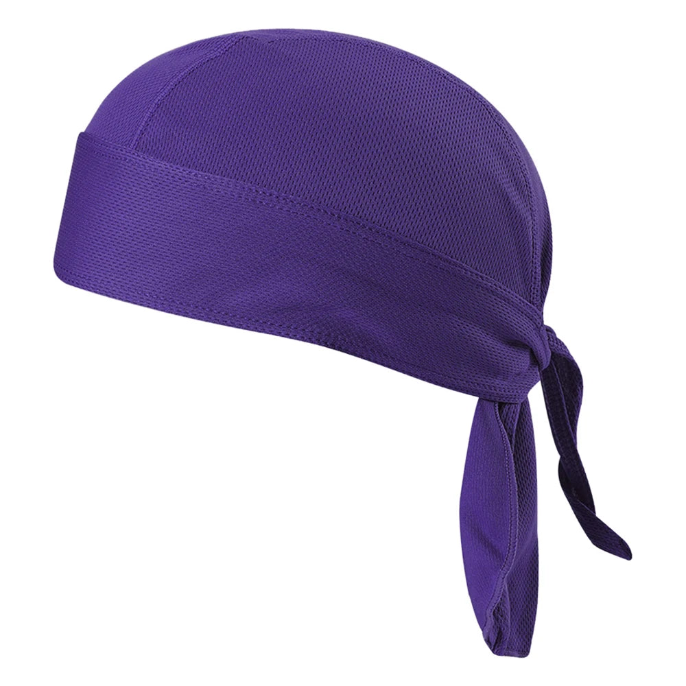 Bicycle Sweat-wicking Cap UV Protection Face Mask Sun-Protective Neck Gaiter Cycling Headscarf Headband Quick-dry Pirate Hat