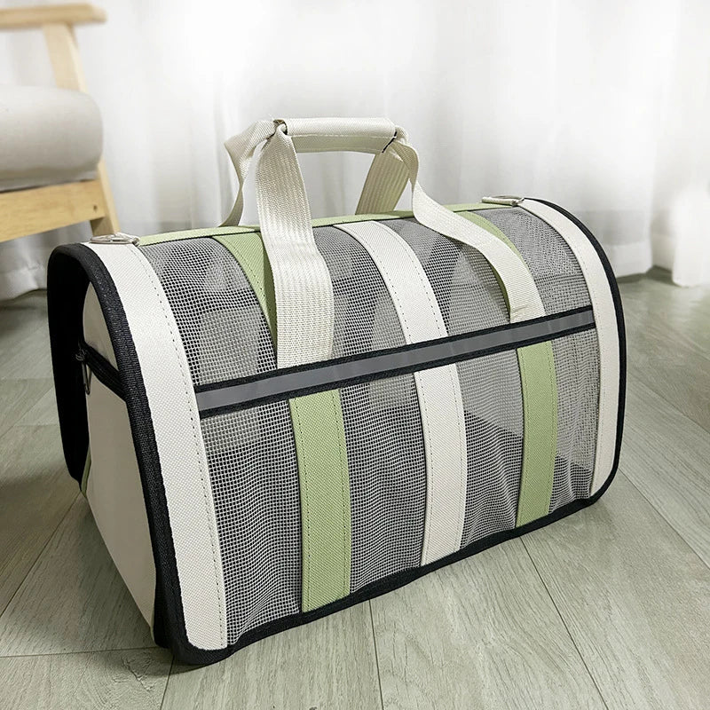 Dog Soft-sided Travel Carrier Portable Pet Dog Cat Airline Bags Travelling Carrying Bag Puppy Kitten Single Shoulder Bag