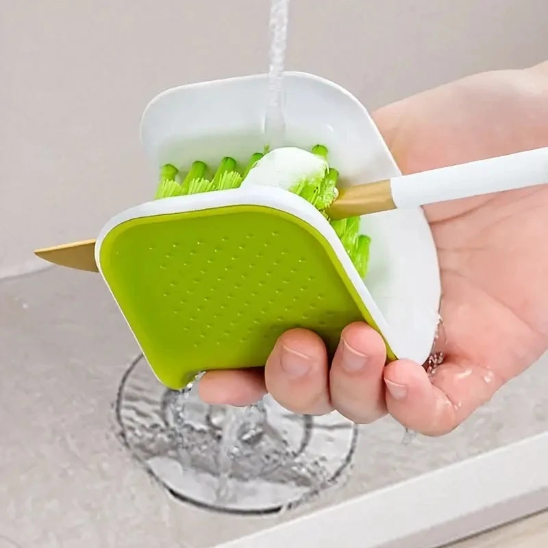 Car Seat Belt Cleaning Brush Home Kitchen U-Shaped Double-sided Knife Chopsticks Cleaning Brush