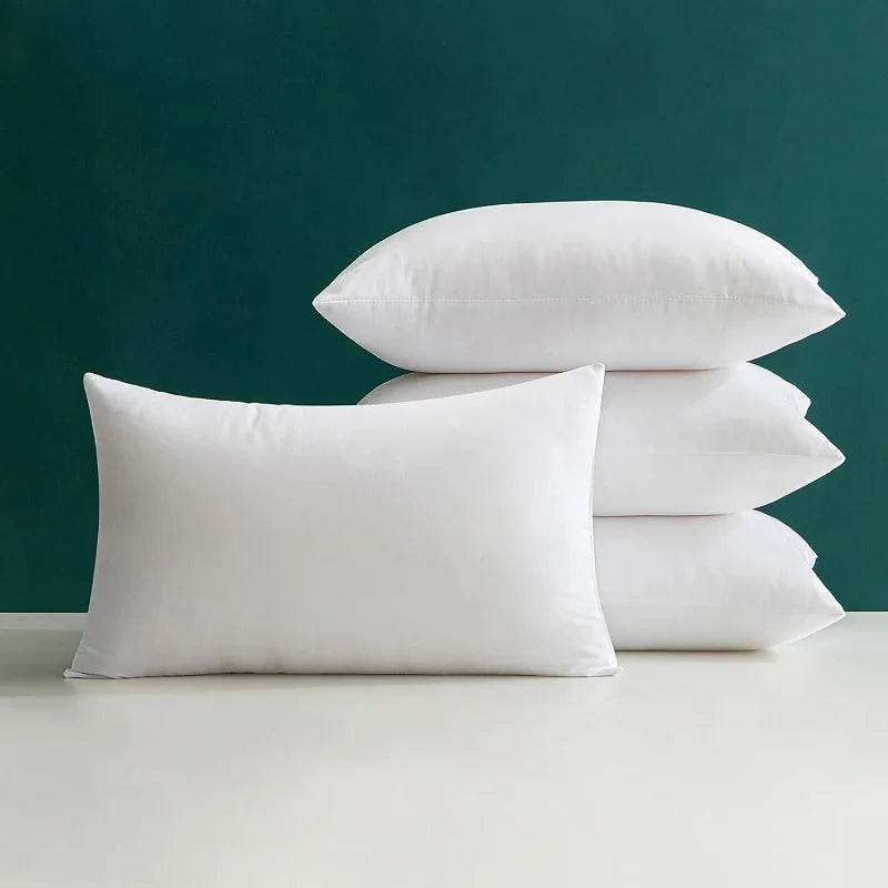 Set of 1/2 White Pillow Inserts 30x50cm 45x45cm 50x50cm Throw Pillow Inserts Stuffer Sham Rectangle Pillow for Couch Sofa Bed 방석