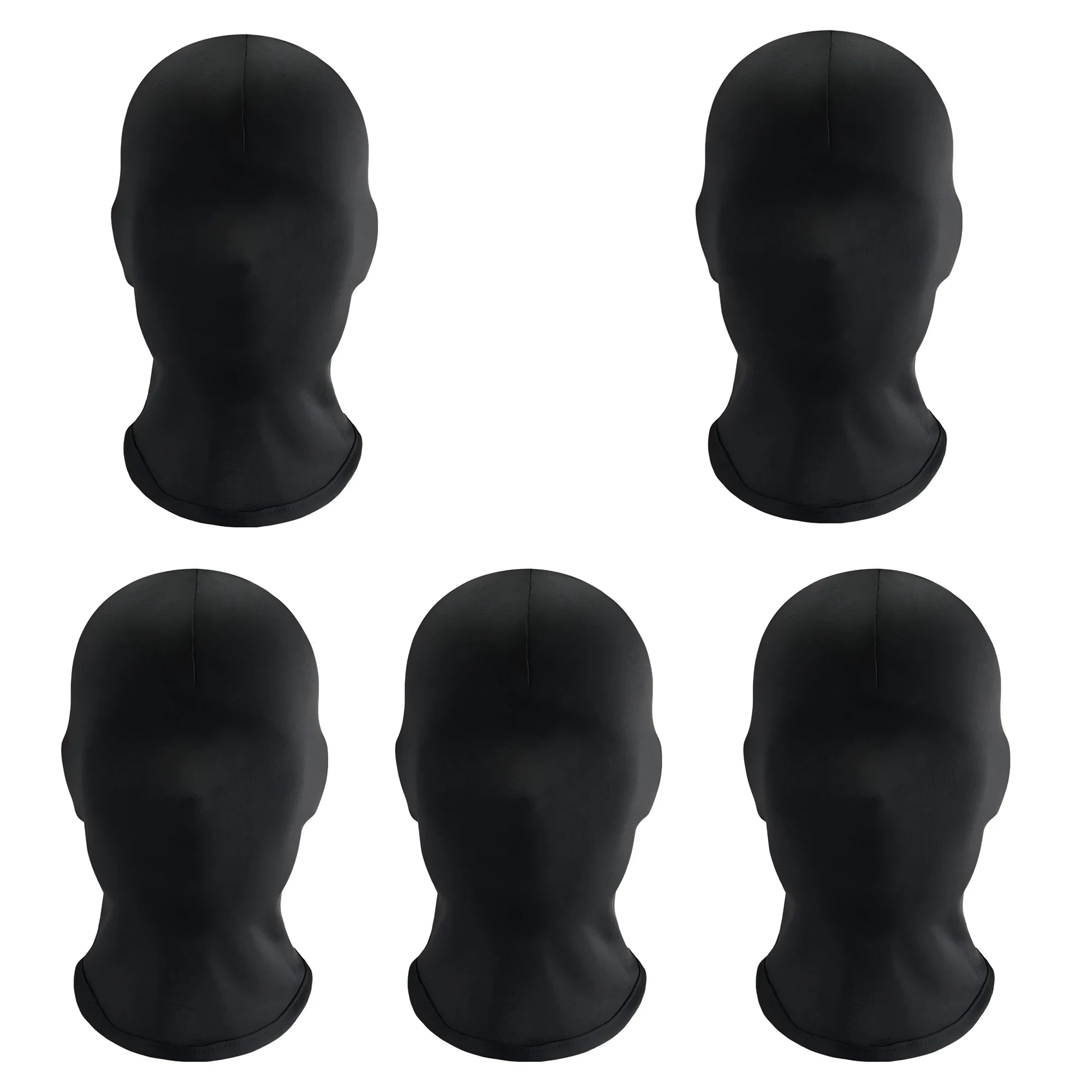 Non Hole Full Face Mask All-round Protection Wind-Protection Balaclava Hat Breathable High Elasticity Headgear for Men and Women