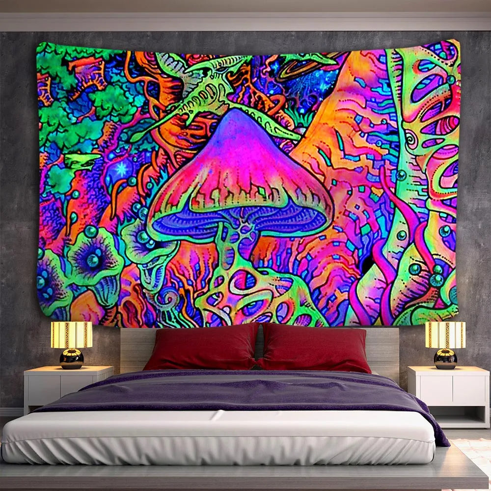 Customized Tapestry Wall Boho Mandala Tapestries Witchcraft Tapestrys Print Your Photo Hippie Walls Hanging Blanket Tapestry