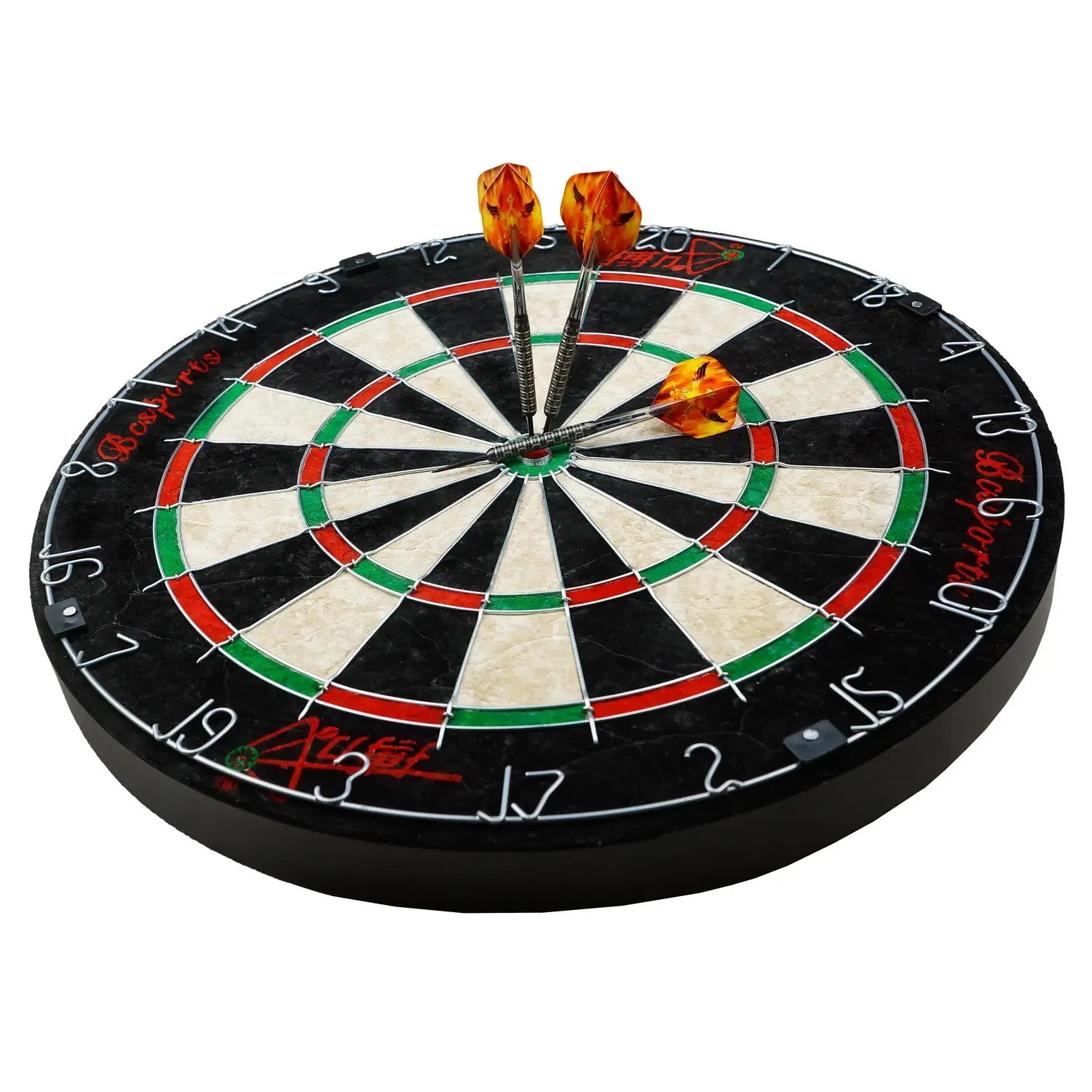 BCsports 18 Inch Super Resistant Kenya Sisal and China Mainland Sisal Darts Board Professional Competition Dartboard