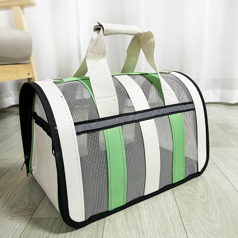 Dog Soft-sided Travel Carrier Portable Pet Dog Cat Airline Bags Travelling Carrying Bag Puppy Kitten Single Shoulder Bag