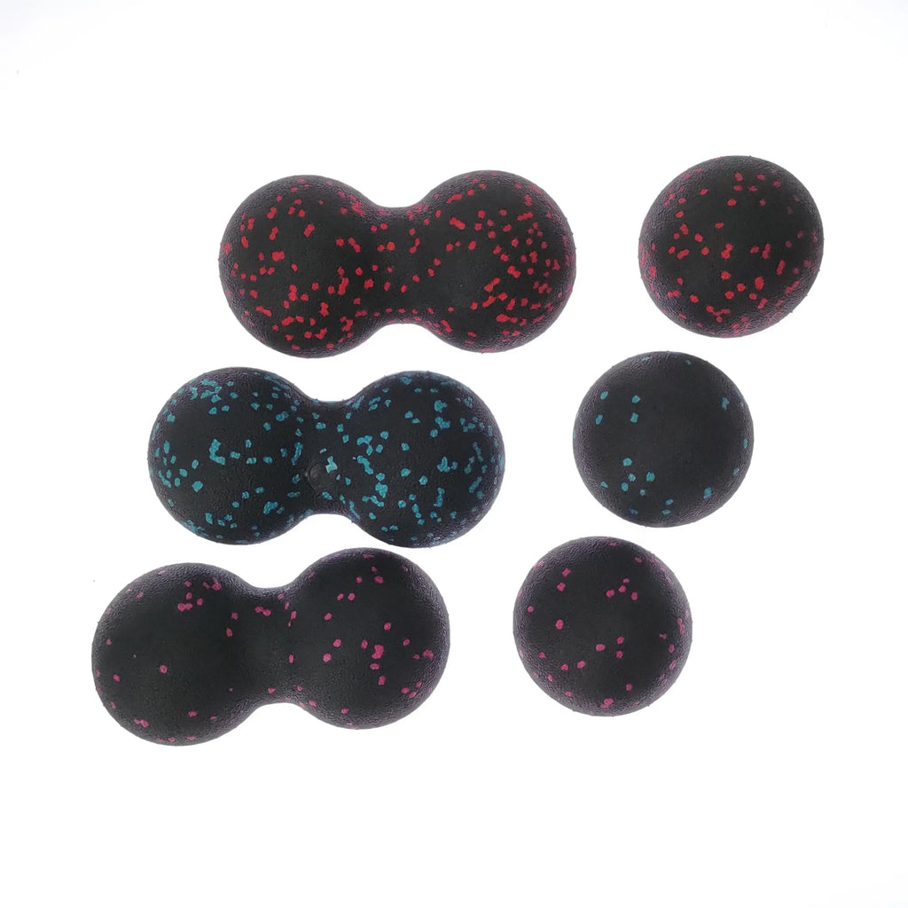 EPP 8cm Peanut Balls Body Massage Fascia Ball High Density Muscle Relaxation Lacrosse Fitness Yoga Myofascia Ball Relieve Pain