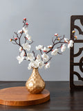 Artificial Flowers Spring Plum Blossom Peach Branch Silk Flowers Home Wedding Party Decoration Festival Wreaths Diy Office Table