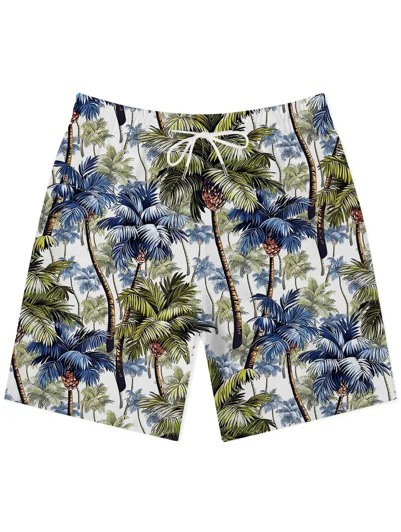 Summer Casual Designer Shorts 3D Men's Beach Shorts Kids Fashion Surf Board Shorts Boys Quick Dry Swimwear Trunk Sports Fitness