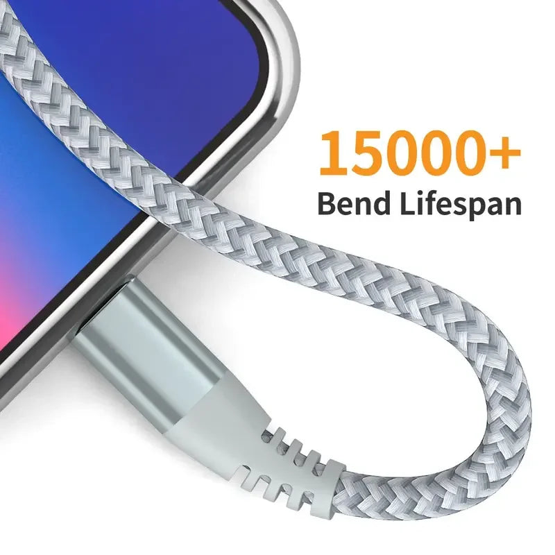 1PC 2PCS MFi Certified Fast Cable durable Nylon Braided Cord USB C to Lightning Cable Fast Charging Data for iPhone 14 13 12 11