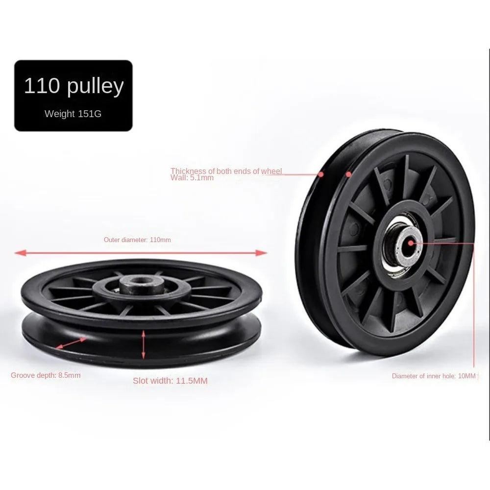 Nylon Bearing Pulley Wheel for Gym Fitness Equipment Cable Machine Part