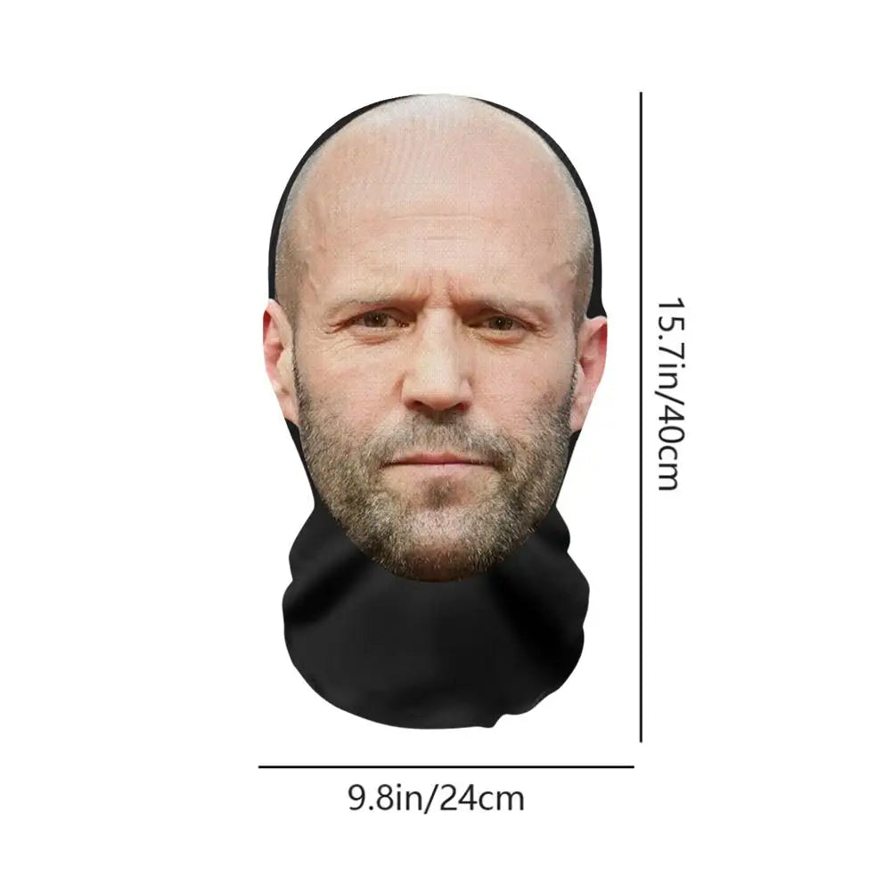 3D Printed Mask Elastic Mesh Full Face Mask For Men Women Cosplay Headwear Novelty Supplies Party Cosplay Props