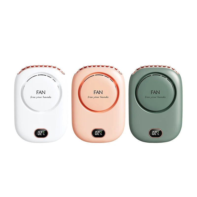 VGR New Mini Portable Fan Rechargeable Ventilador Bladeless Turbo Ultra Quiet Student Hand Held Fan for Outdoor Sports Travel