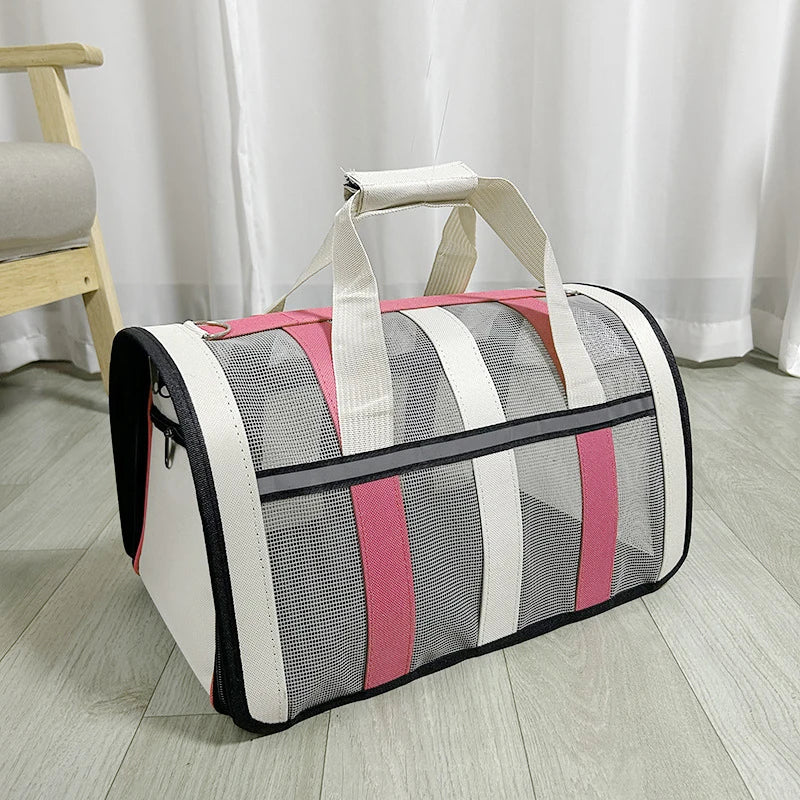 Dog Soft-sided Travel Carrier Portable Pet Dog Cat Airline Bags Travelling Carrying Bag Puppy Kitten Single Shoulder Bag
