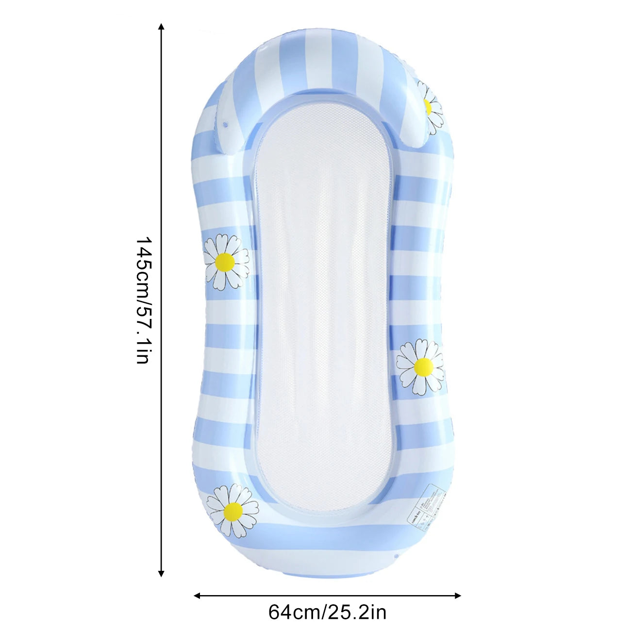 1PC Pool float, inflatable pool float, ideal for swimming pools, lakes, relaxation areas, floating with cup holders, beach