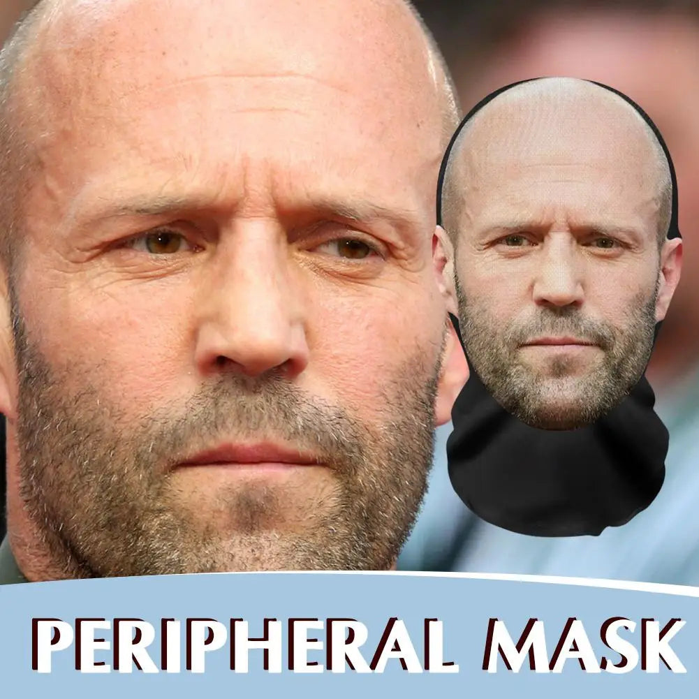 3D Printed Mask Elastic Mesh Full Face Mask For Men Women Cosplay Headwear Novelty Supplies Party Cosplay Props