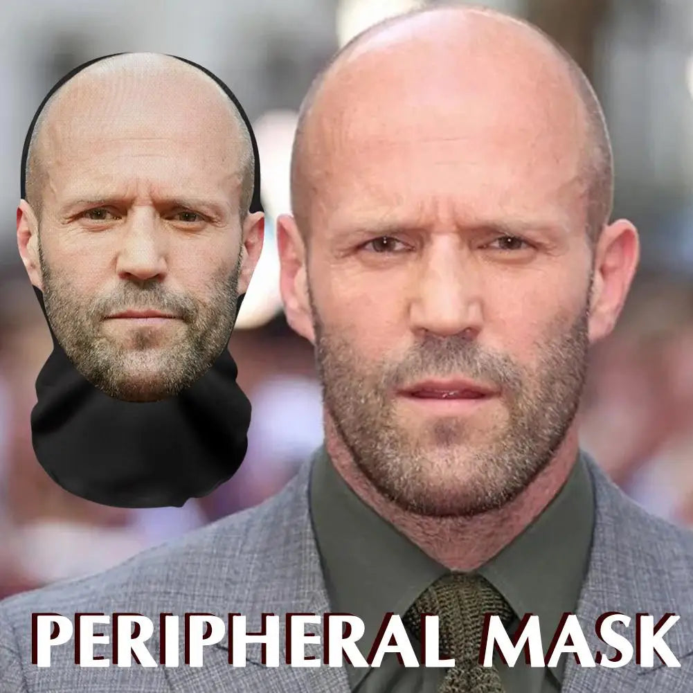 3D Printed Mask Elastic Mesh Full Face Mask For Men Women Cosplay Headwear Novelty Supplies Party Cosplay Props