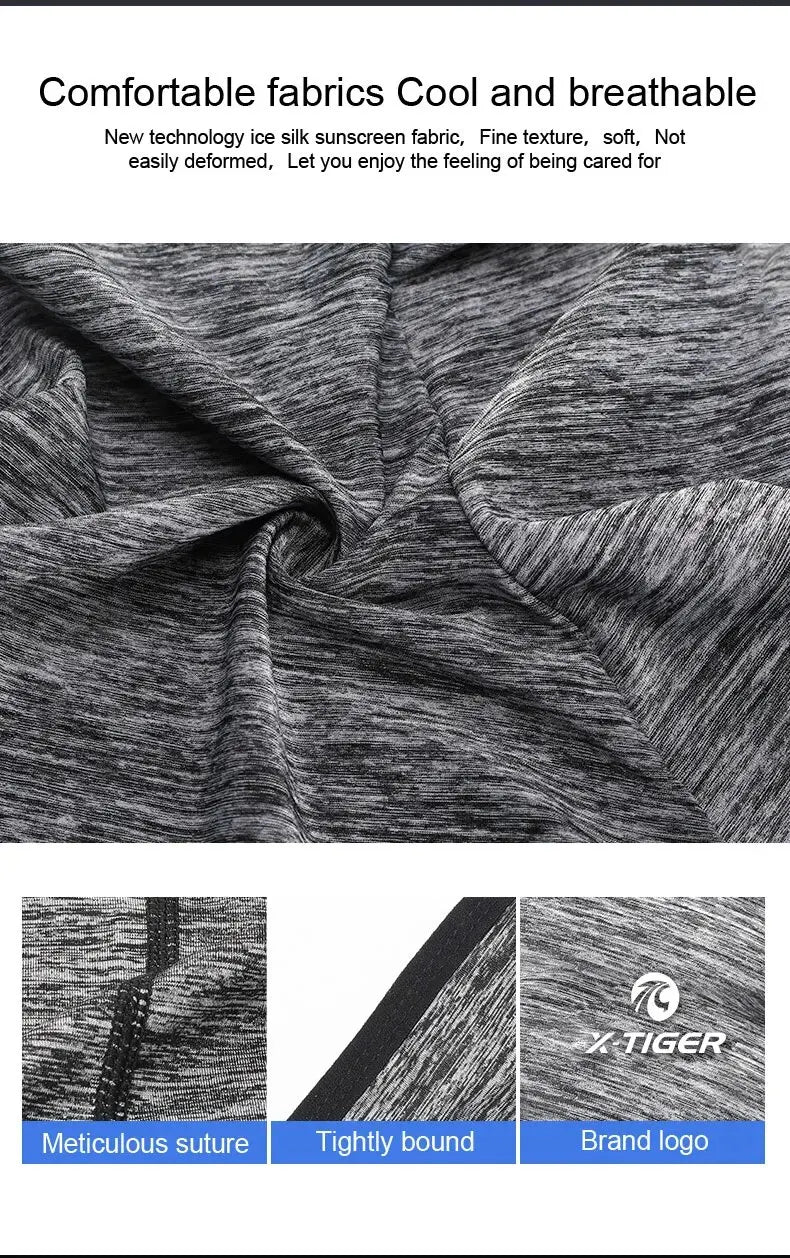 X-TIGER Face Mask Absorb Sweat Cycling Fishing Training Face Scarf Neck Gaiter Bicycle Sun Protection Sport Face Mask
