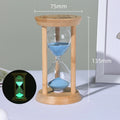 1/10 Minutes Wooden Hourglass Creative Timers Sandglass Sandy Clock Kitchen Tool Mini Desktop Decoratio Home Ornament Kids Gift
