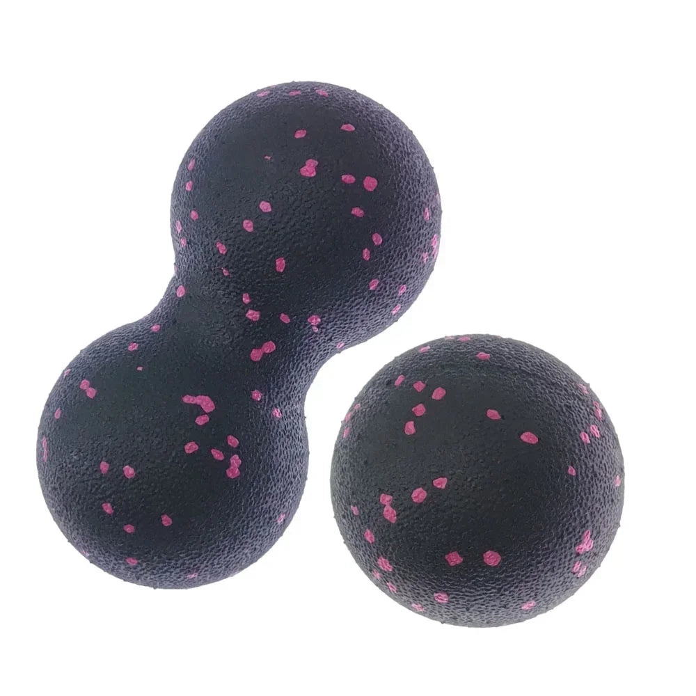 EPP 8cm Peanut Balls Body Massage Fascia Ball High Density Muscle Relaxation Lacrosse Fitness Yoga Myofascia Ball Relieve Pain