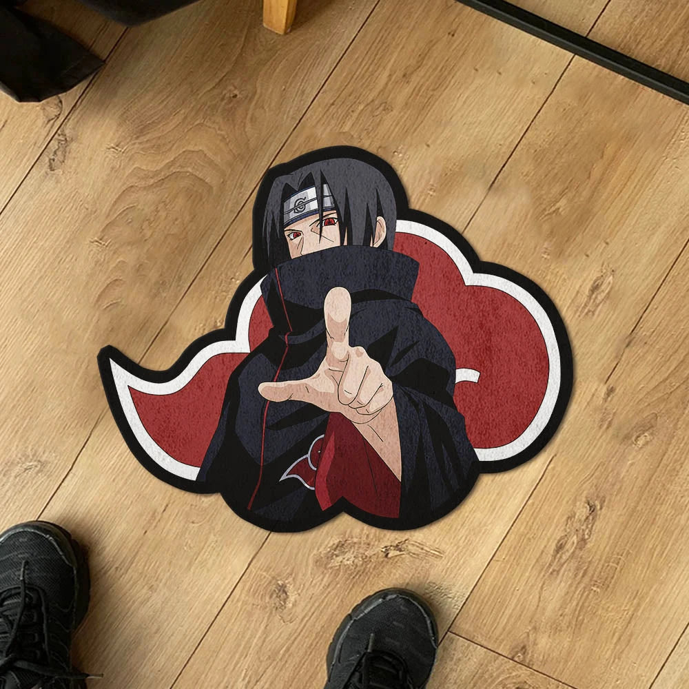 Anime Nuruto Uchiha Itachi Rugs Bathroom Bedroom Living Room Floor Non-slip Decorative Mats Room Decor Gifts Carpets