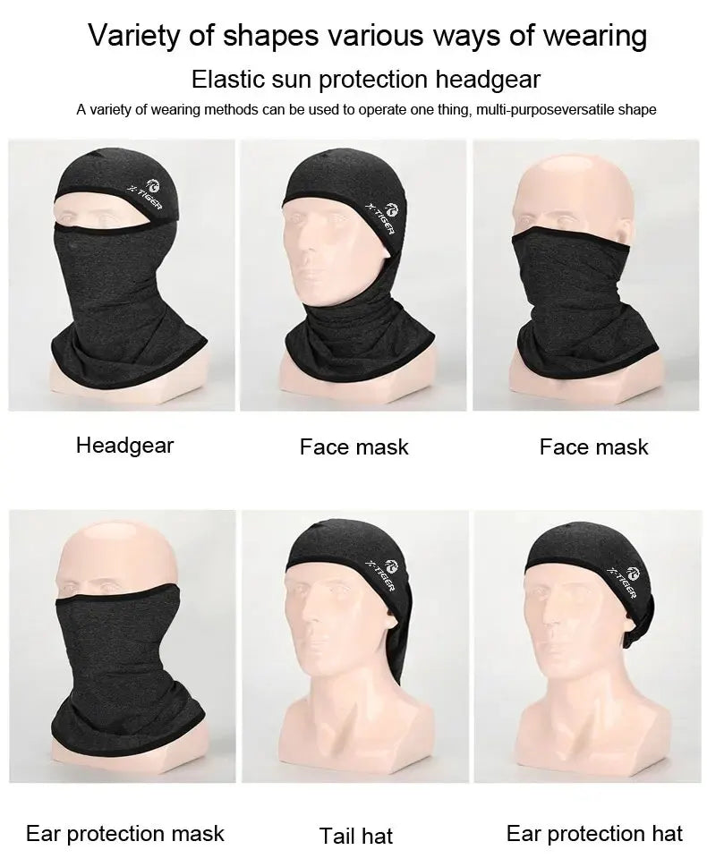 X-TIGER Face Mask Absorb Sweat Cycling Fishing Training Face Scarf Neck Gaiter Bicycle Sun Protection Sport Face Mask