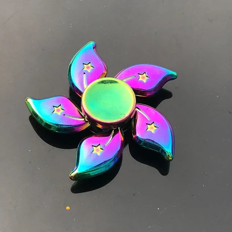 Creative EDC Fidget Spinner Metal Toy Rainbow Spiner R118 Hand Spinner Toys Adult Relieves Stress Children Raytheon Mushroom
