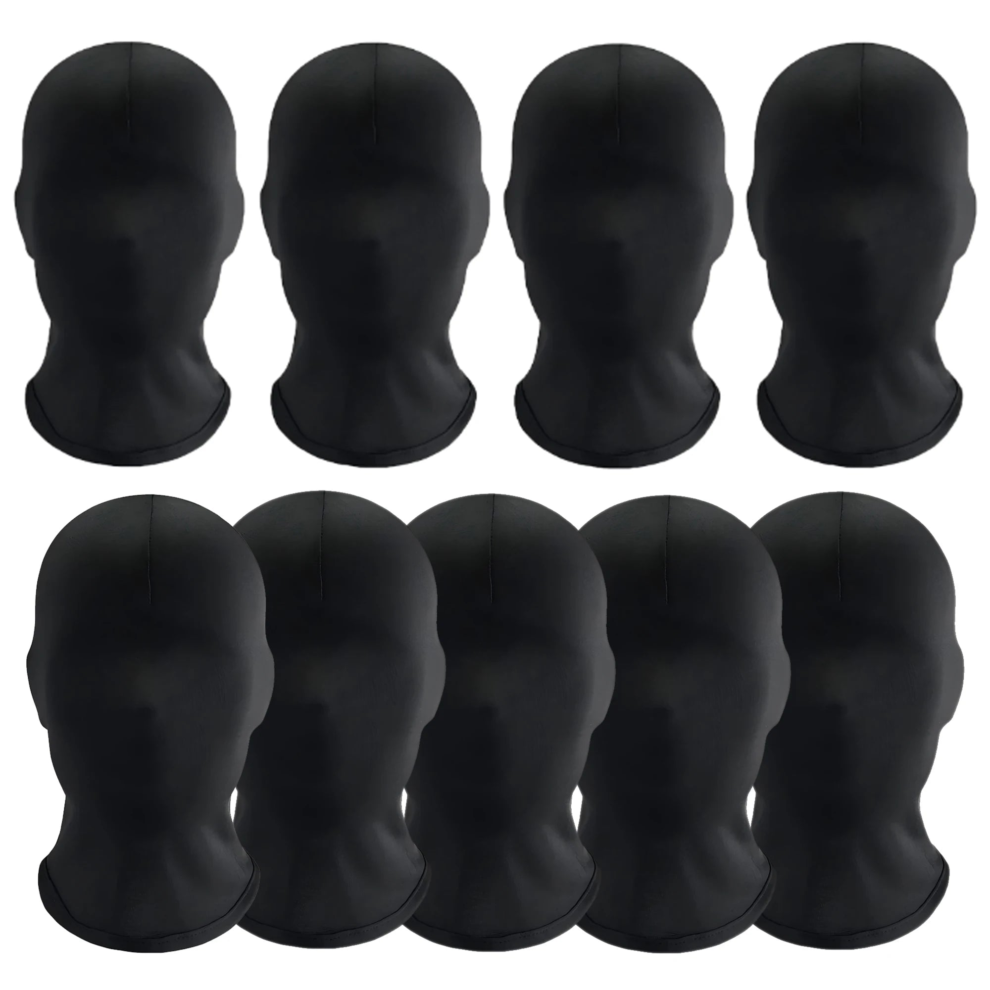 Non Hole Full Face Mask All-round Protection Wind-Protection Balaclava Hat Breathable High Elasticity Headgear for Men and Women