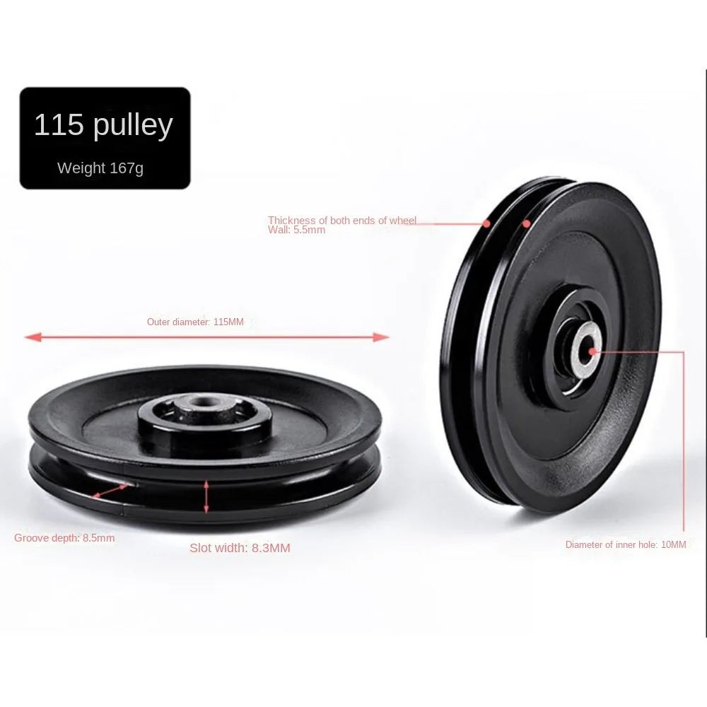 Nylon Bearing Pulley Wheel for Gym Fitness Equipment Cable Machine Part