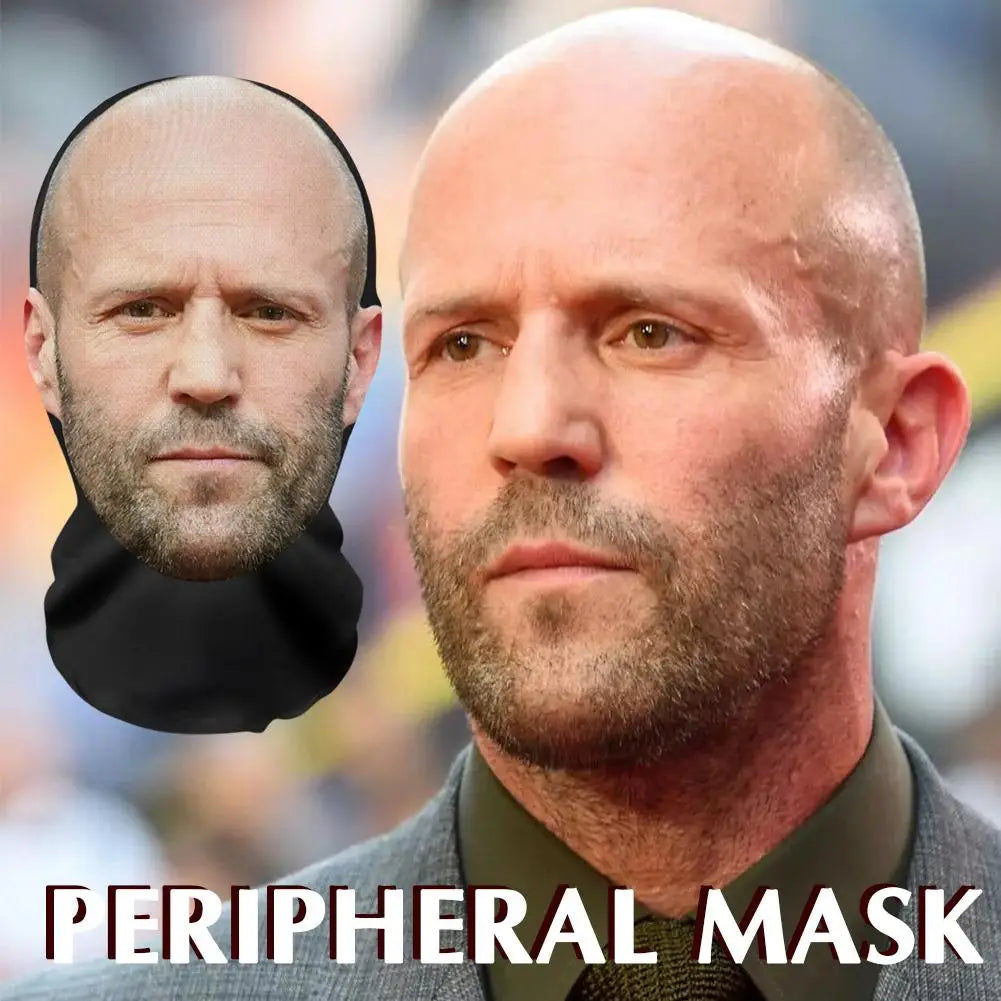 3D Printed Mask Elastic Mesh Full Face Mask For Men Women Cosplay Headwear Novelty Supplies Party Cosplay Props
